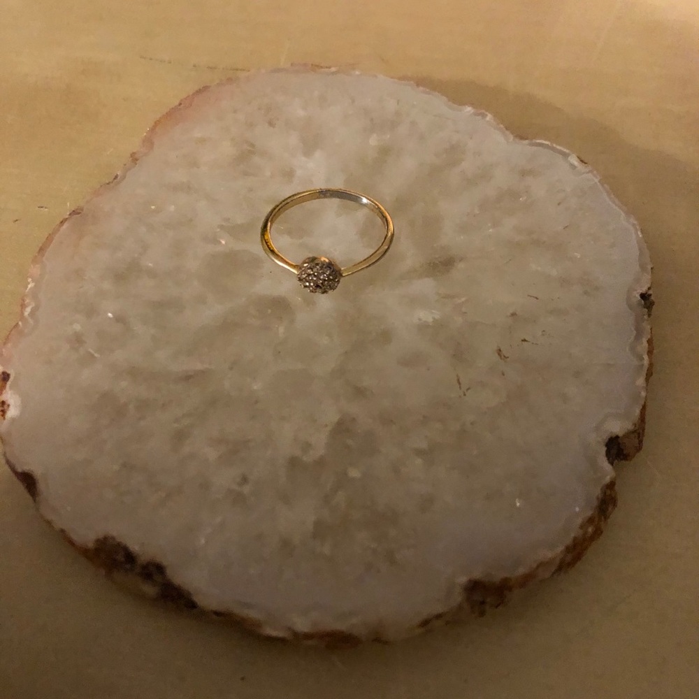 Gold minimalist ring